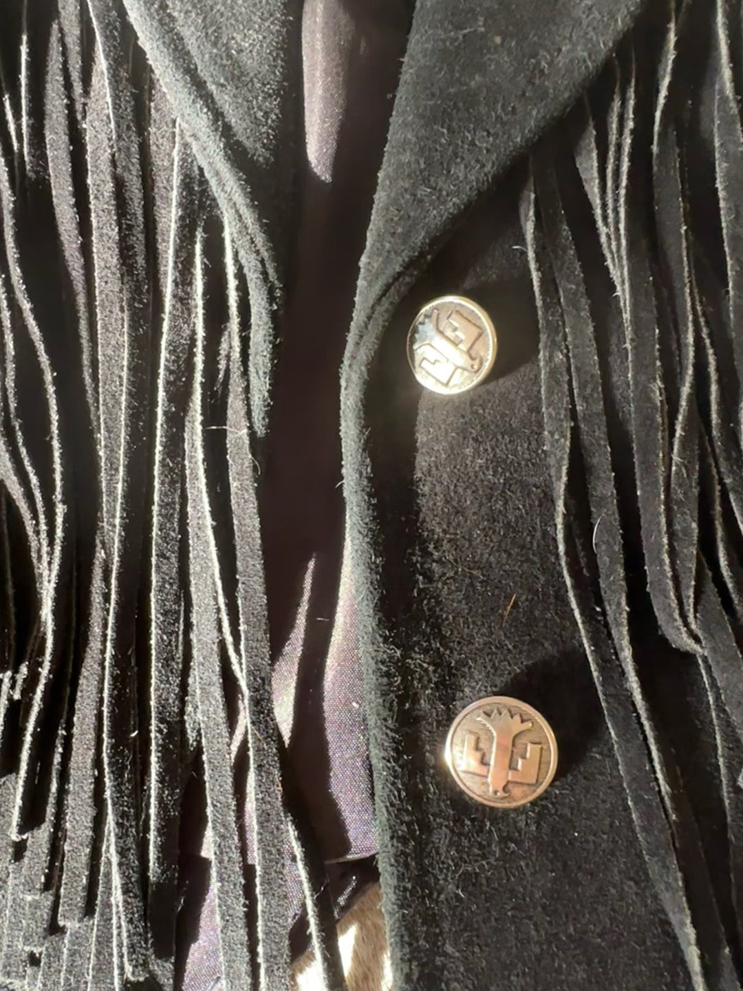 Black Fringe Jacket