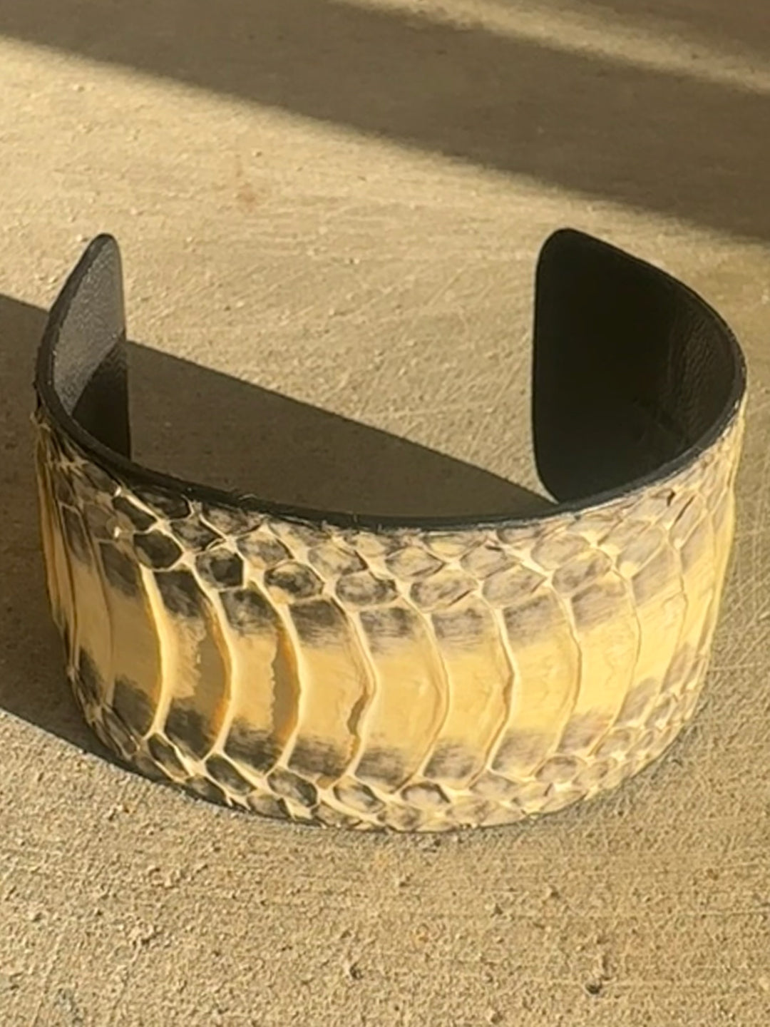 La Costa Snakeskin Cuff
