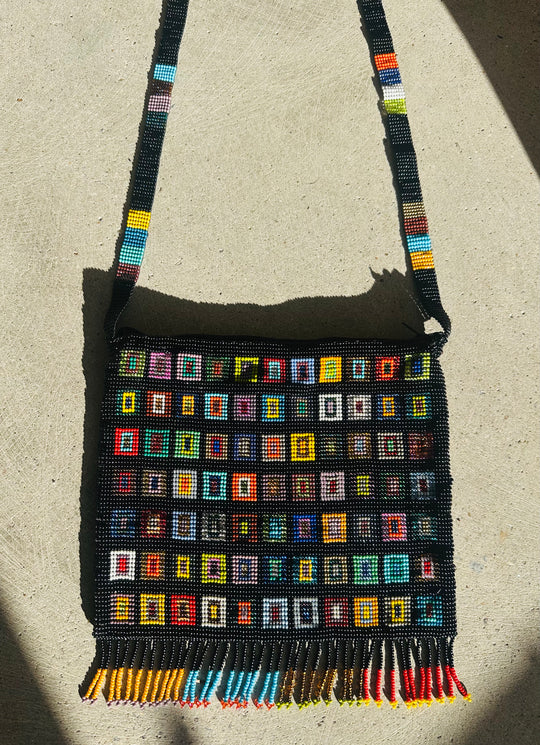 Handbeaded Crossbody Made in Ecuador