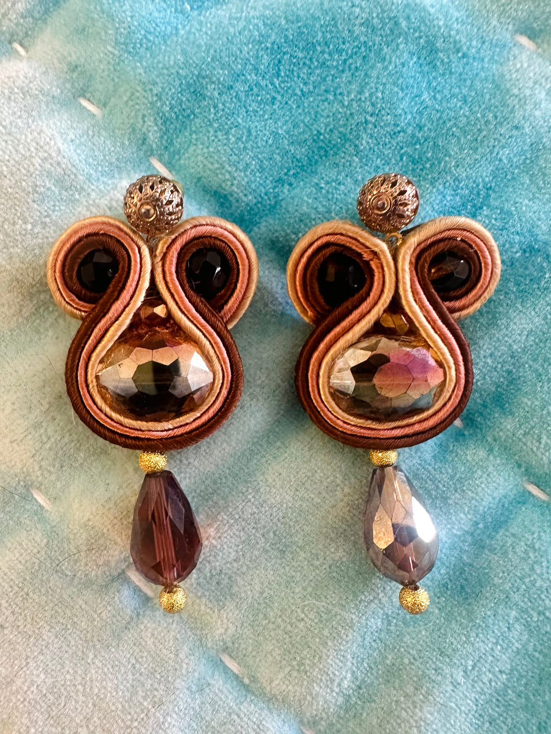 Topaz Drop Earrings Made in Tuscany