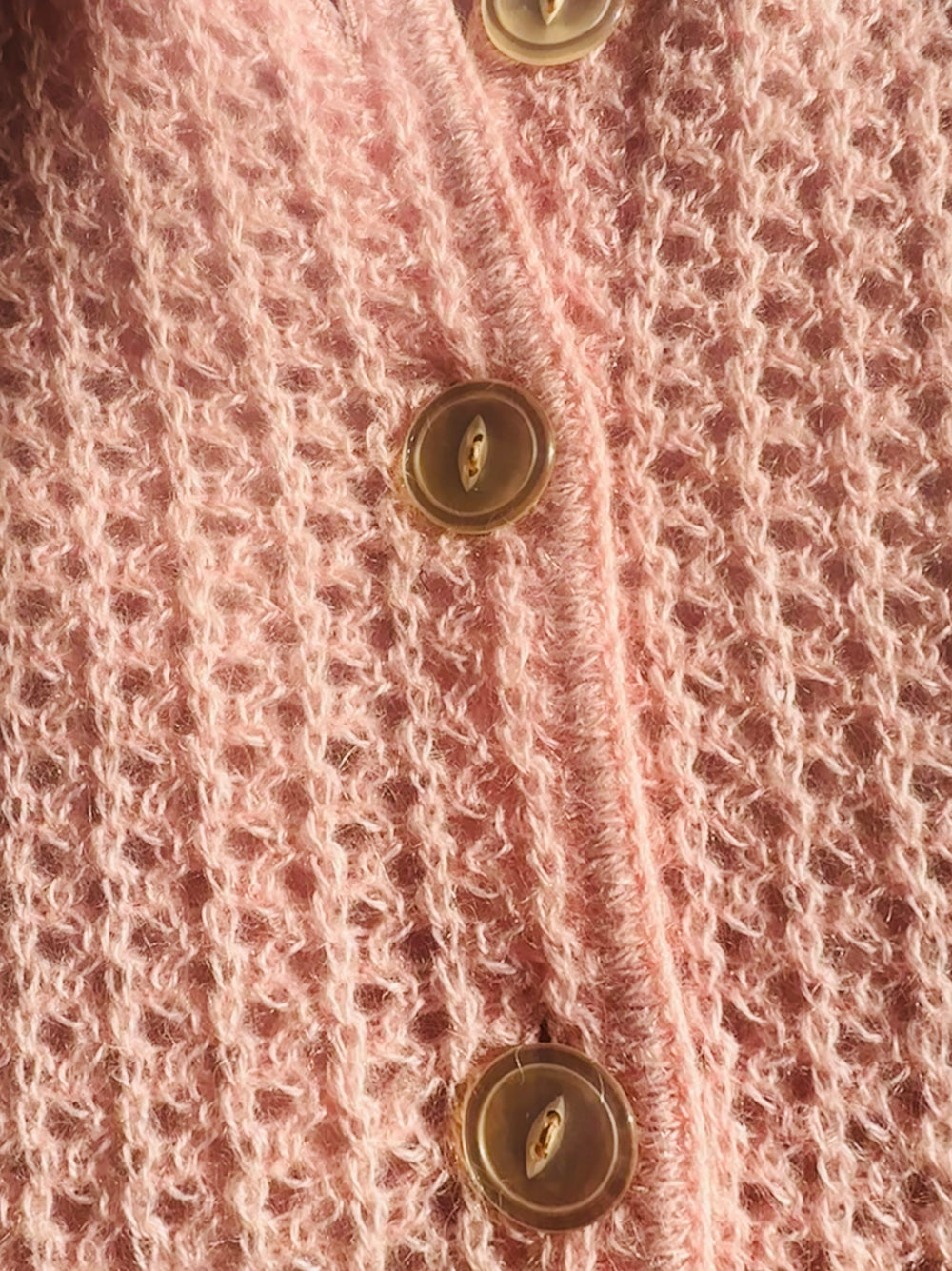 Vintage Saks Pink Wool Sweater,  Sz M