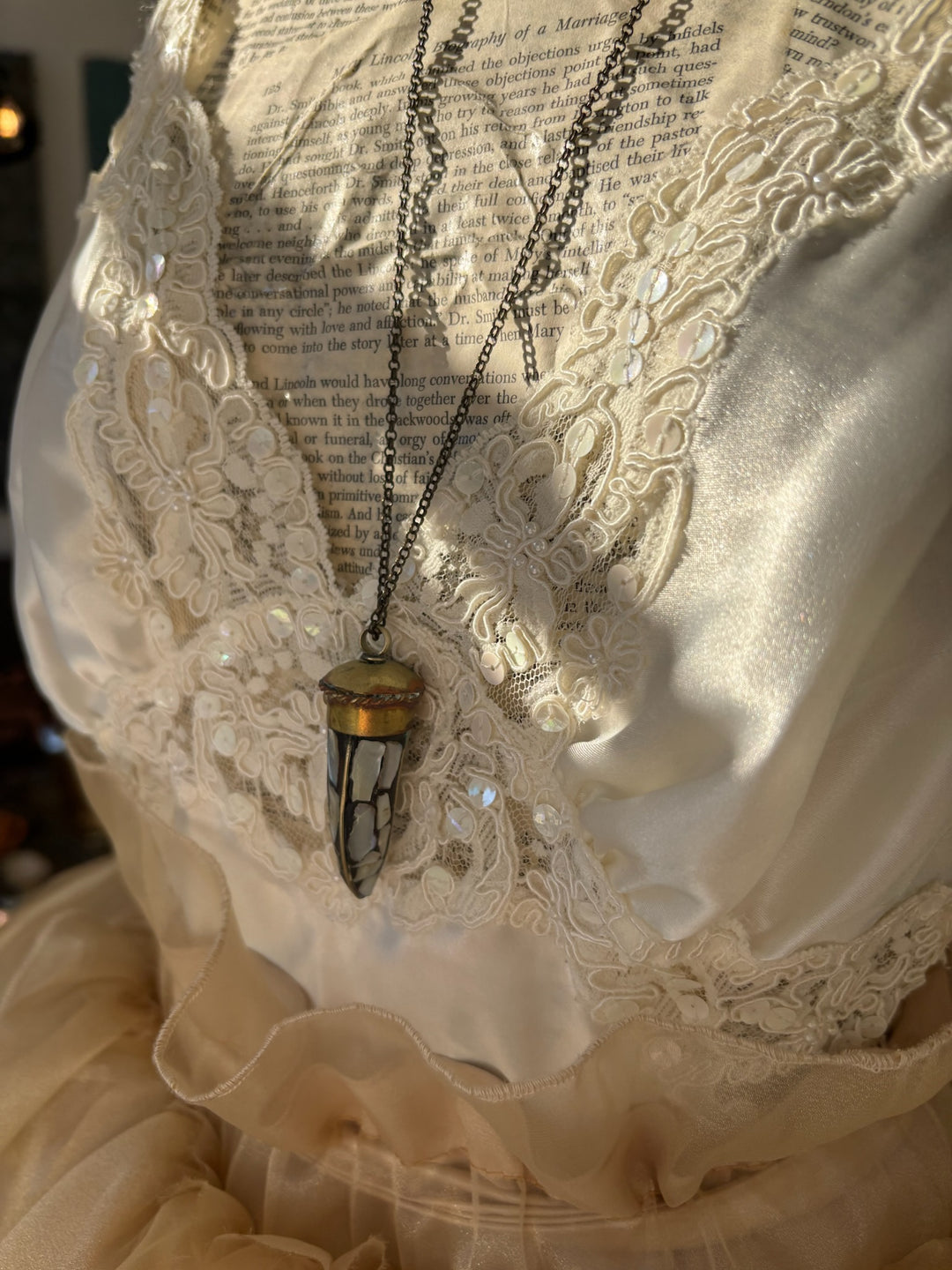 Ivory and Gold Silk top & Skirt